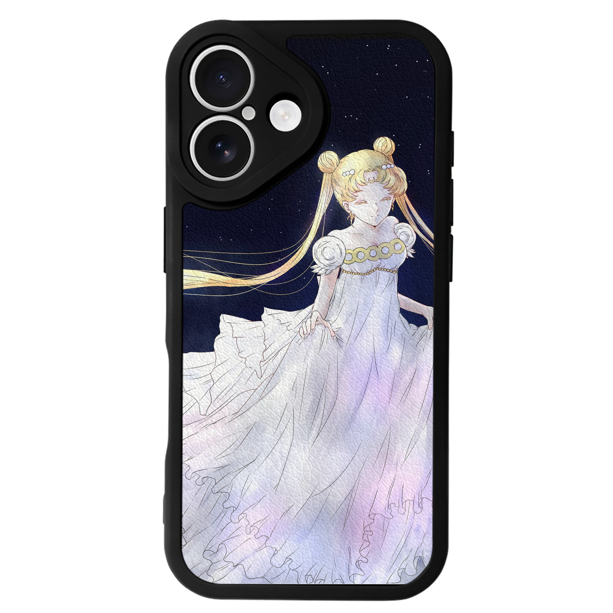（画像用） 美少女戦士セーラームーン Sailor Moon 【iPhone 16シリーズ対応】シリコンスマホケース（レザー調） 材質：シリコン